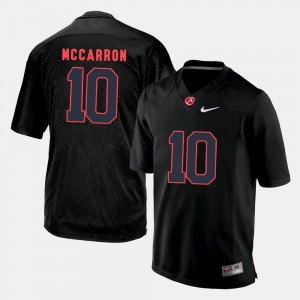 A.J. McCarron University of Alabama Jersey #10 Men's Black College Football