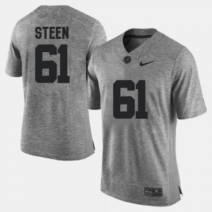 Gray For Men #61 Gridiron Gray Limited Anthony Steen Alabama Crimson Tide Jersey