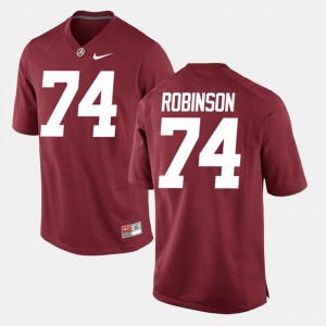 Men Cam Robinson Alabama Jersey #74 Alumni Football Game Crimson