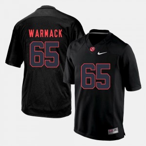Black Silhouette College Chance Warmack Bama Jersey For Men #65