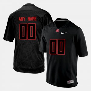 #00 For Men College Limited Football Black Alabama Crimson Tide Custom Jersey