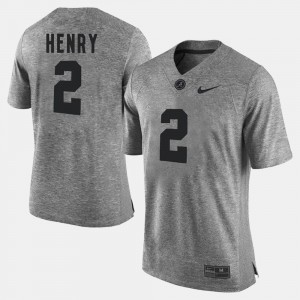 Gray Derrick Henry University of Alabama Jersey Gridiron Gray Limited #2 For Men's