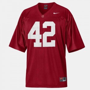 #42 Eddie Lacy Alabama Jersey Red For Kids College Football