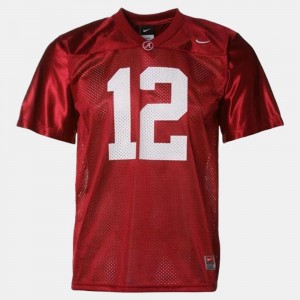 #12 College Football Joe Namath Bama Jersey For Kids Red