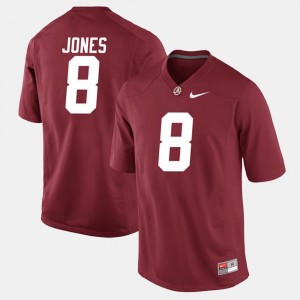#8 For Men's Alumni Football Game Crimson Julio Jones Alabama Jersey