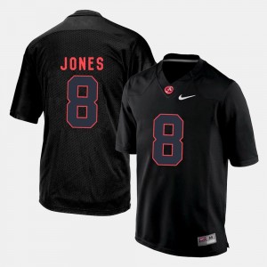Men's Black #8 Julio Jones University of Alabama Jersey College Football