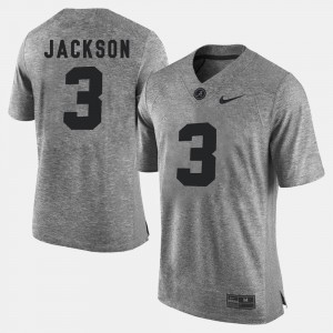 Kareem Jackson University of Alabama Jersey Gridiron Gray Limited Gray #3 Men's