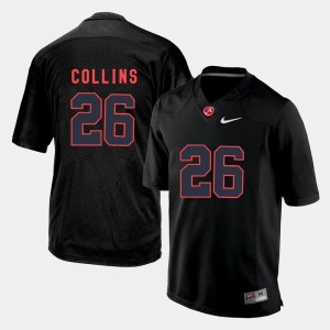 #26 Landon Collins Alabama Crimson Tide Jersey Men Silhouette College Black