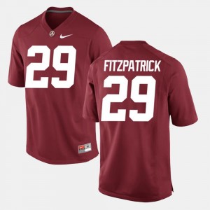For Men's Crimson Alumni Football Game #29 Minkah Fitzpatrick Alabama Crimson Tide Jersey
