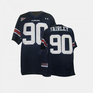 For Men Blue College Football #90 Nick Fairley Tigers Jersey