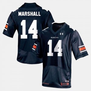 Men's College Football Nick Marshall Tigers Jersey #14 Blue