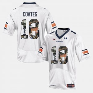#18 Player Pictorial Sammie Coates Tigers Jersey White Men