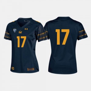 Navy #17 For Women College Football California Golden Bears Jersey