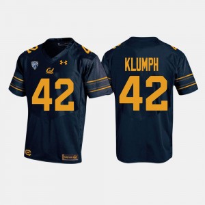 Navy Mens #42 College Football Dylan Klumph Cal Bears Jersey