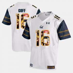 #16 White Men's Jared Goff Cal Bears Jersey Player Pictorial