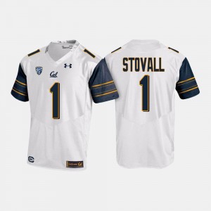Melquise Stovall Golden Bears Jersey Men White College Football #1