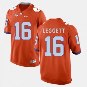 Jordan Leggett Clemson Jersey Men's College Football Orange #16