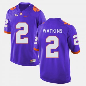 #2 College Football Mens Sammy Watkins Clemson Tigers Jersey Purple