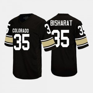 College Football Beau Bisharat University of Colorado Jersey Mens Black #35