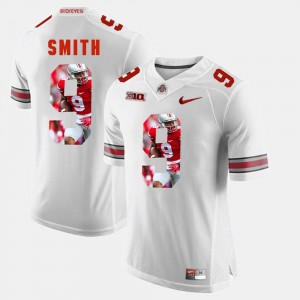 Devin Smith Ohio State Buckeyes Jersey #9 Pictorial Fashion For Men's White