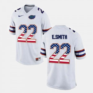 US Flag Fashion #22 Emmitt Smith UF Jersey Men White