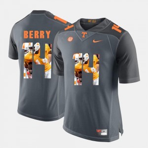Grey Mens #14 Eric Berry Vols Jersey Pictorial Fashion