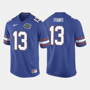 College Football For Men's Royal Blue #13 Feleipe Franks Florida Gators Jersey