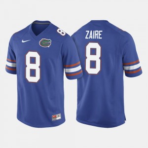 #8 College Football Men's Royal Blue Malik Zaire Florida Jersey