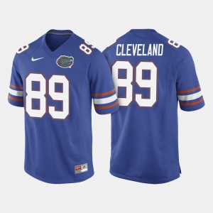 College Football #89 Men's Tyrie Cleveland University of Florida Jersey Royal Blue