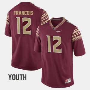 Red Deondre Francois Seminoles Jersey College Football #12 Youth