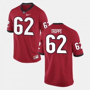 Charley Trippi Georgia Jersey Red Alumni Football Game For Men's #62