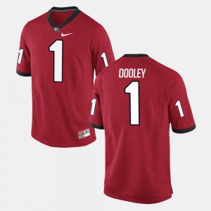 #1 For Men's Red Alumni Football Game Vince Dooley UGA Bulldogs Jersey