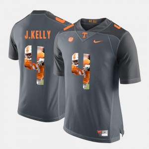John Kelly Tennessee Vols Jersey Grey For Men's Pictorial Fashion #4