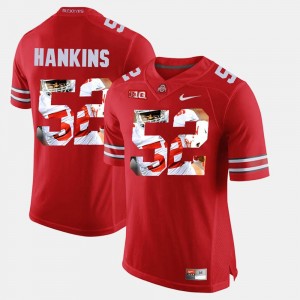 Scarlet Mens #52 Pictorial Fashion Johnathan Hankins Ohio State Jersey