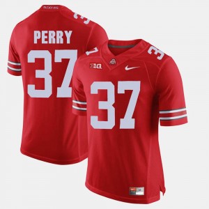 Joshua Perry Ohio State Jersey #37 Alumni Football Game Scarlet For Men's