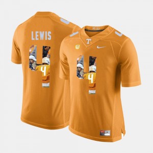 For Men Orange Pictorial Fashion #4 LaTroy Lewis Vols Jersey