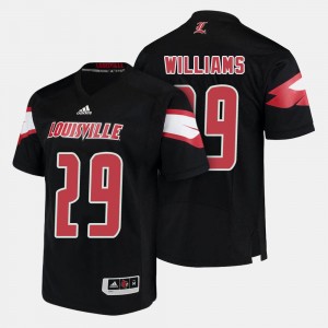 College Football Black Malik Williams Cardinals Jersey For Men #29