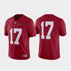 Game Nike 2018 College Football Playoff Crimson Men Bama Jersey #17