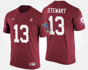 ArDarius Stewart Alabama Crimson Tide T-Shirt #13 Mens Bowl Game Crimson Sugar Bowl