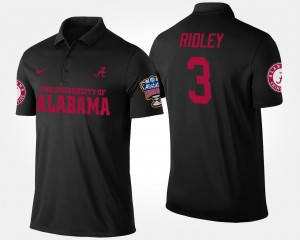 Bowl Game #3 Sugar Bowl Name and Number Men's Black Calvin Ridley University of Alabama Polo