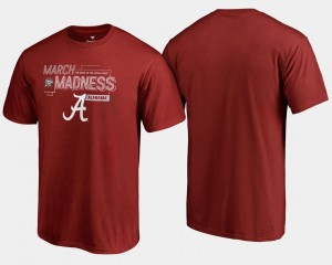 Basketball Tournament Crimson Alabama Crimson Tide T-Shirt Mens 2018 March Madness Bound Airball