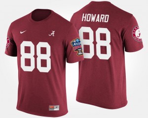 O.J. Howard Alabama Crimson Tide T-Shirt For Men's #88 Bowl Game Sugar Bowl Crimson