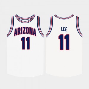 For Men's White College Basketball #11 Ira Lee Wildcats Jersey