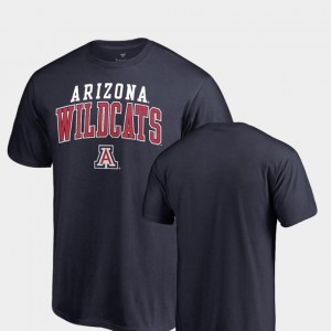 Fanatics Branded University of Arizona T-Shirt Navy Square Up For Men