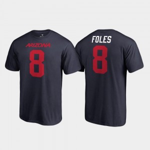 College Legends Nick Foles Wildcats T-Shirt Navy Mens Fanatics Branded #8