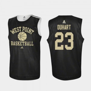 Adidas College Basketball Aaron Duhart Army Black Knights Jersey #23 Practice Men's Black
