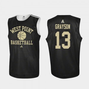 Practice Lonnie Grayson Army Jersey Adidas College Basketball Black For Men #13