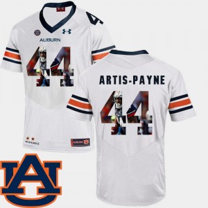 #44 Cameron Artis-Payne AU Jersey White Football For Men Pictorial Fashion