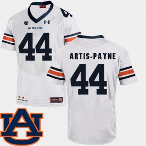 College Football Cameron Artis-Payne Auburn Jersey For Men SEC Patch Replica White #44