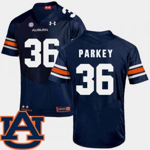 Navy Cody Parkey Auburn Jersey College Football For Men #36 SEC Patch Replica